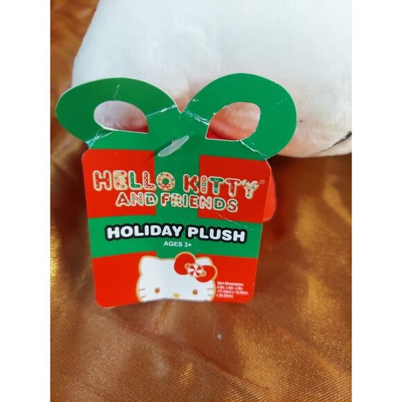 Sanrio SOFT Hello Kitty Cat CHRISTMAS 9" Plush STUFFED ANIMAL Toy NEW V - Picture 3 of 3